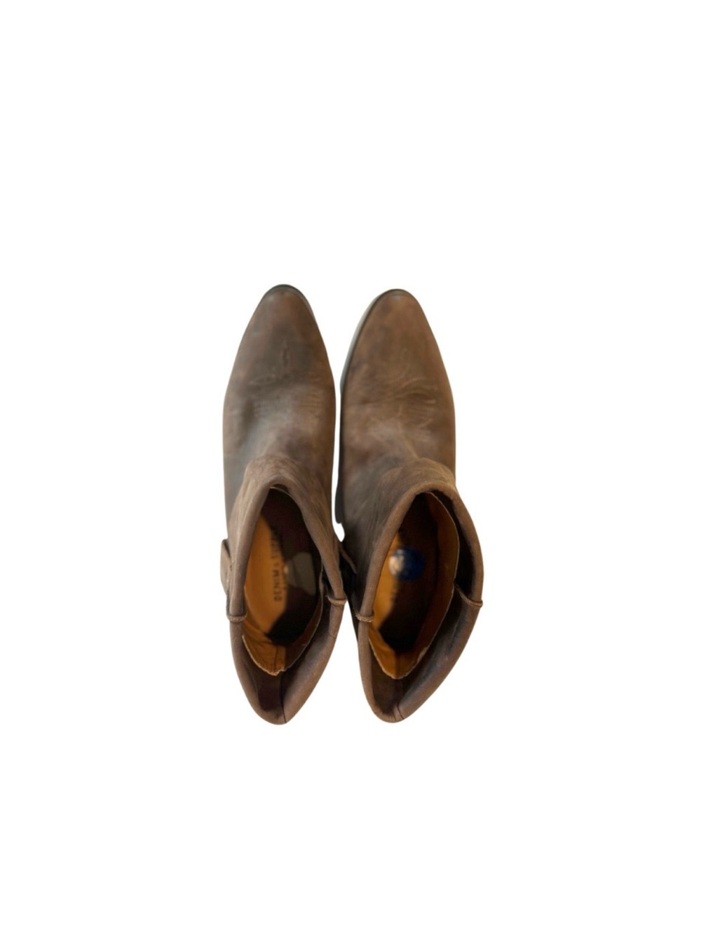 Rare Ralph Lauren Brown Leather Ankle Boots - Picture 6 of 10
